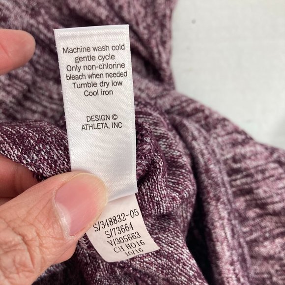 Athleta Pose Crossover T-Back Blouse Stretch XS - Picture 7 of 7